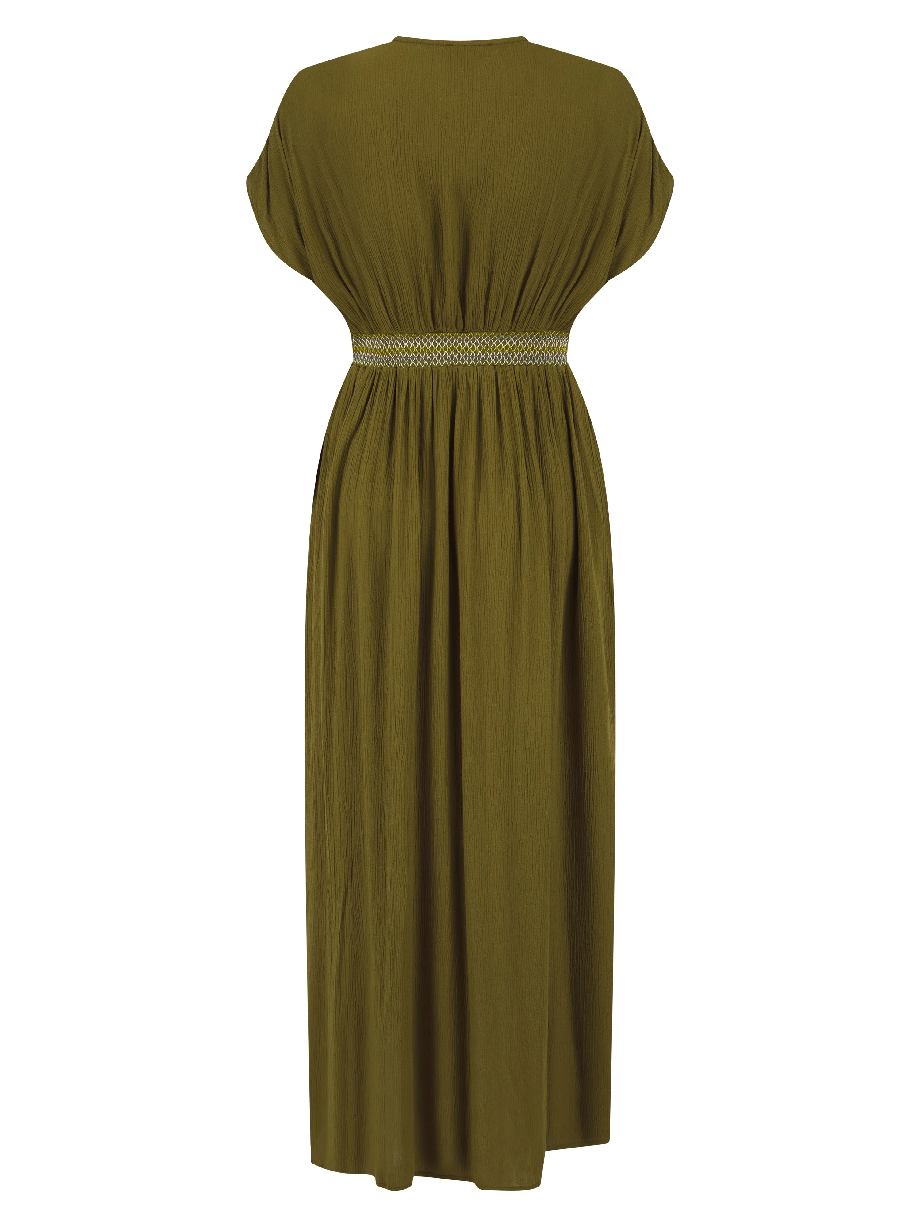 Jojo Maxi Dress in Olive - Image 6