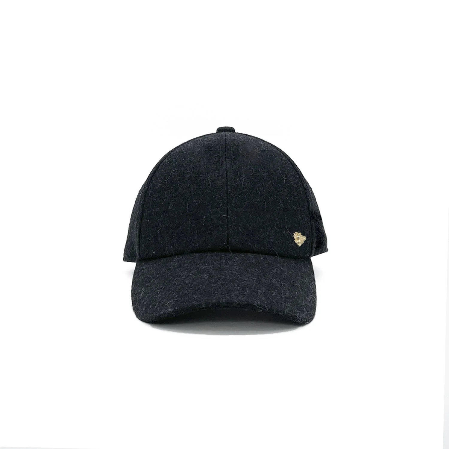 Nina Wool Baseball Cap - Black - Image 3